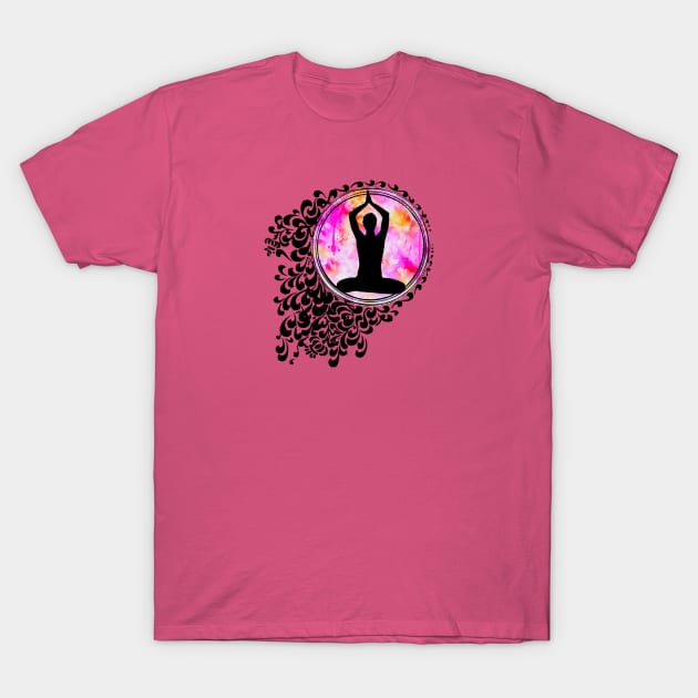 Yoga 1 T-Shirt by Madblossom